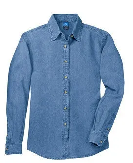 NRES - Ladies' Long Sleeve Denim Shirt