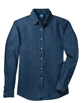 NRES - Ladies' Long Sleeve Denim Shirt