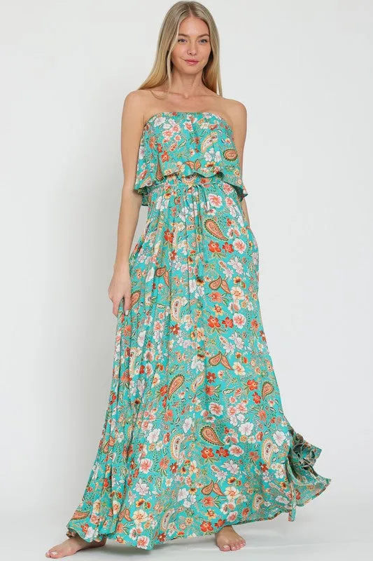 Piper Strapless Maxi Dress (FINAL SALE)