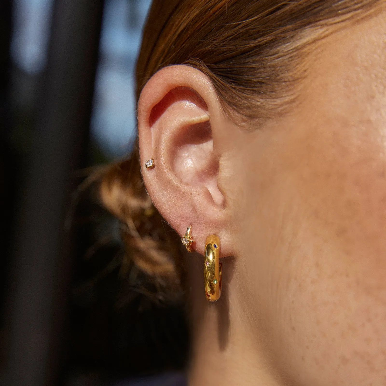 Serrano Gold Earrings