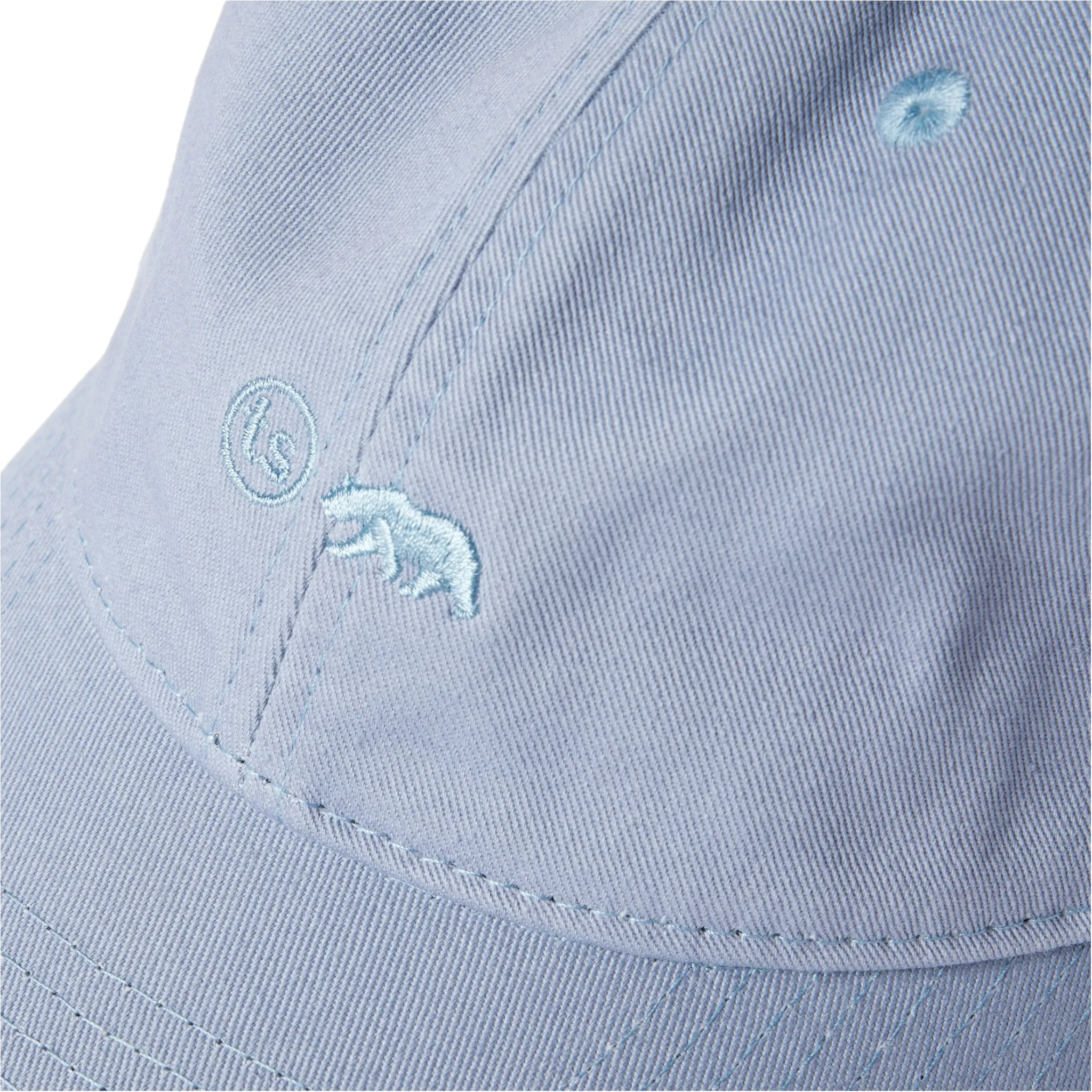 The Everyday Cap in Washed Blue Twill