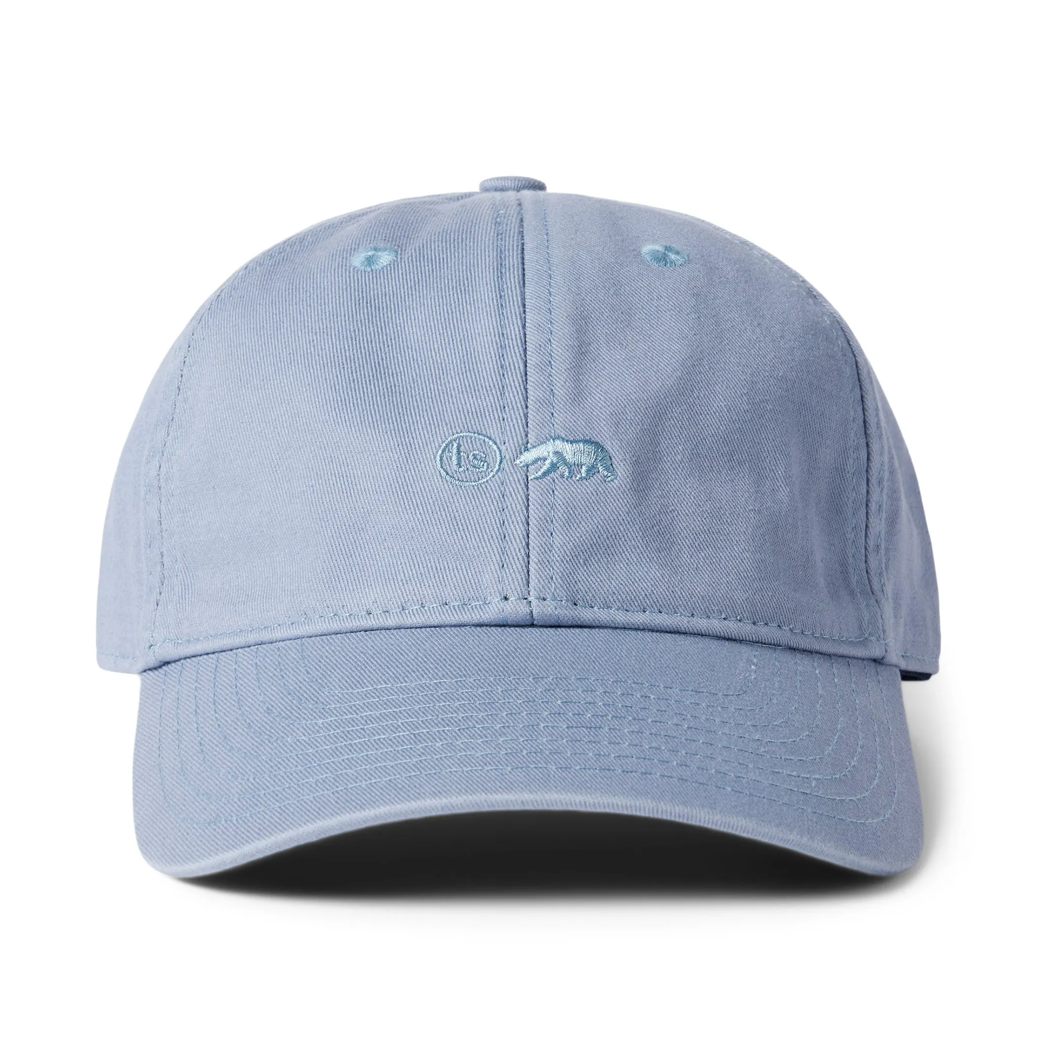 The Everyday Cap in Washed Blue Twill