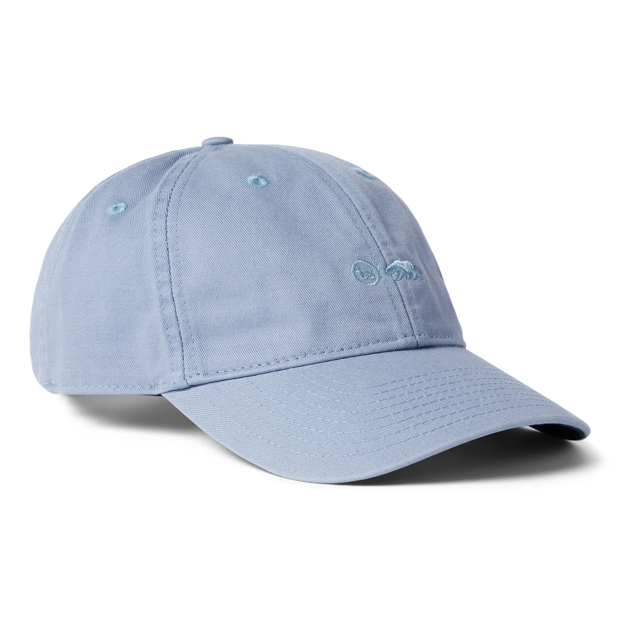 The Everyday Cap in Washed Blue Twill