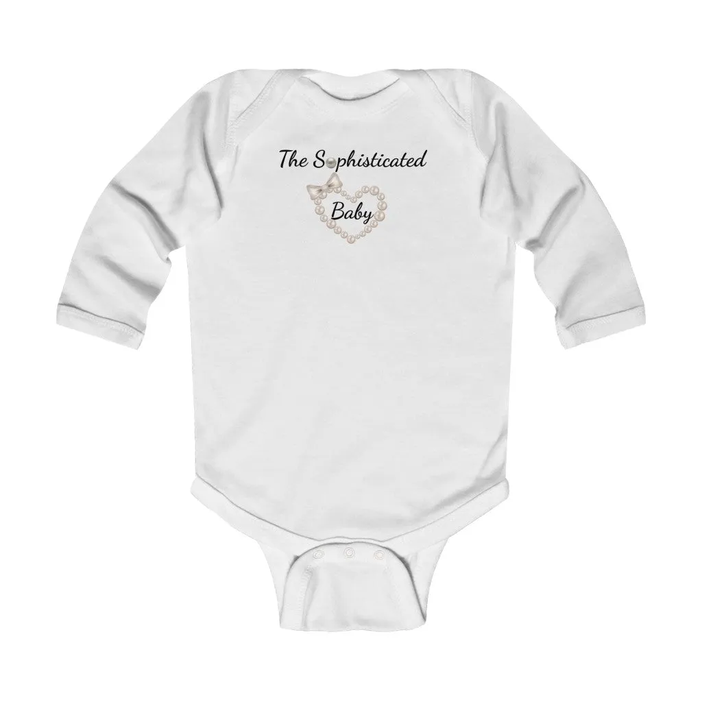 The Sophisticated Baby Signature Infant Long Sleeve Bodysuit