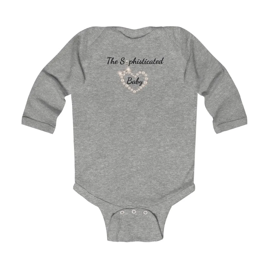 The Sophisticated Baby Signature Infant Long Sleeve Bodysuit