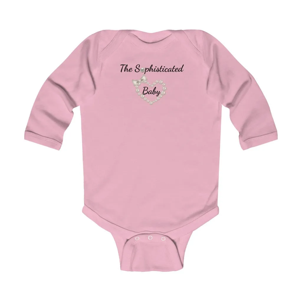 The Sophisticated Baby Signature Infant Long Sleeve Bodysuit