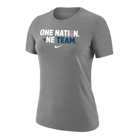 Women's Nike NC Courage x USWNT Grey Tee