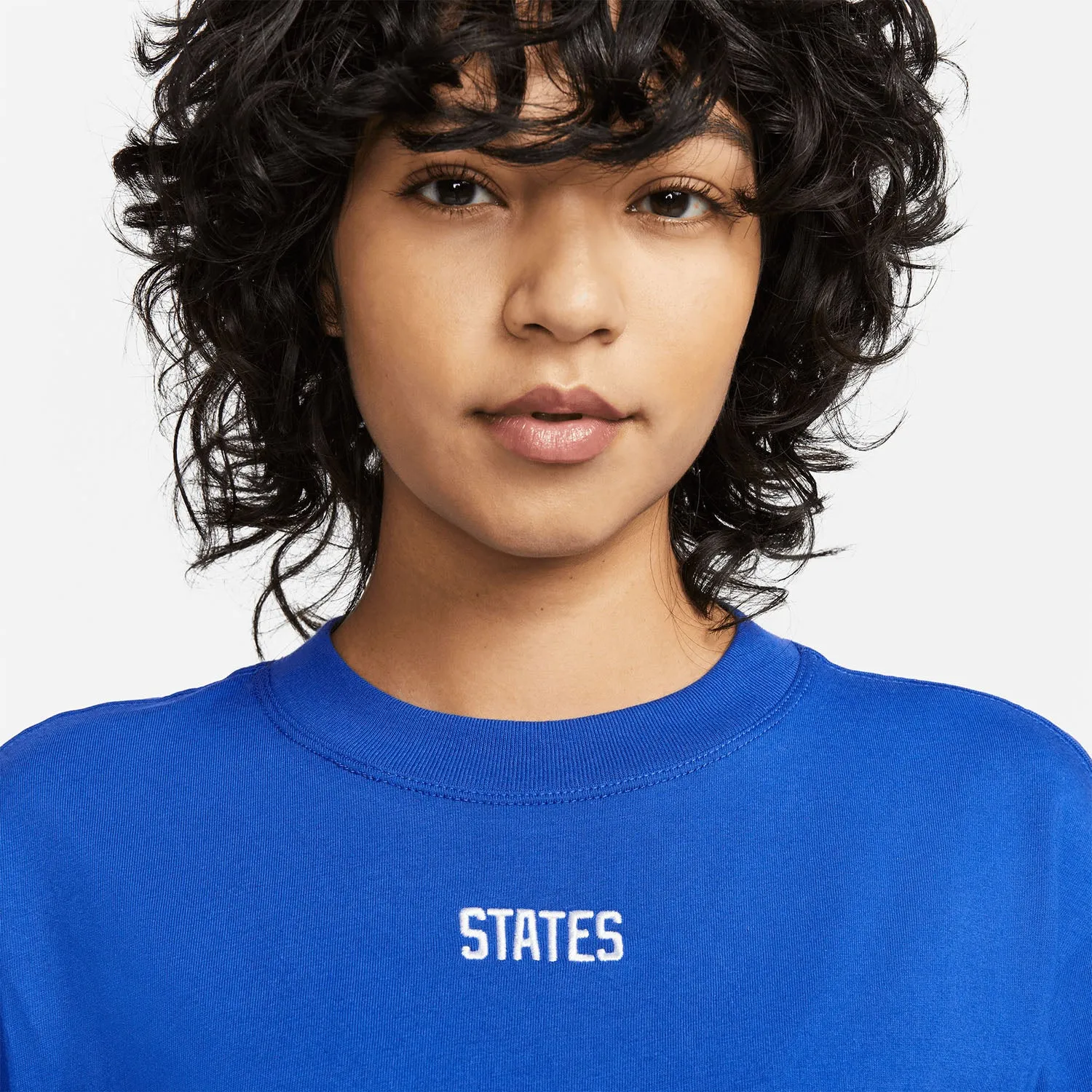 Women's Nike USA States Friendly Royal Tee