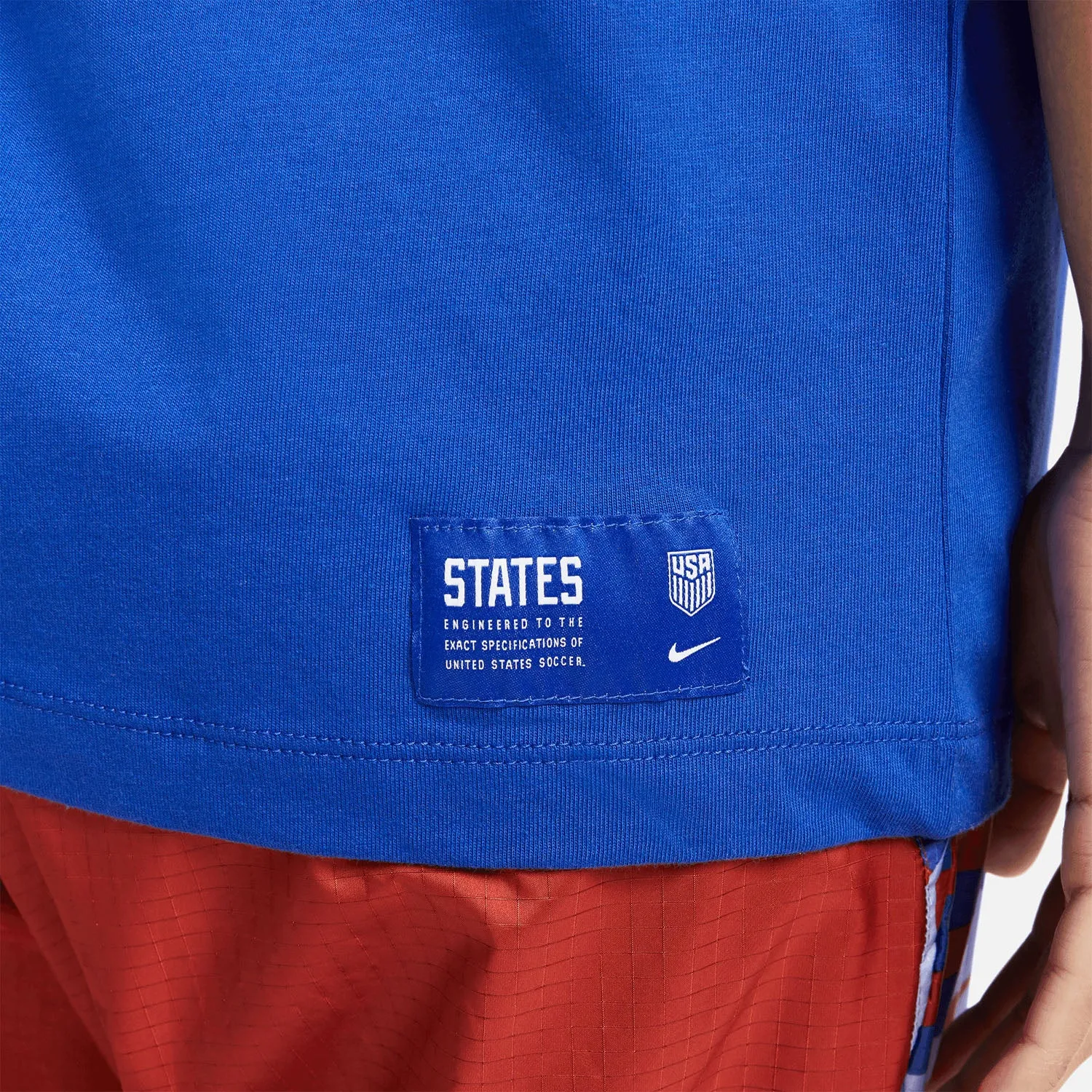 Women's Nike USA States Friendly Royal Tee