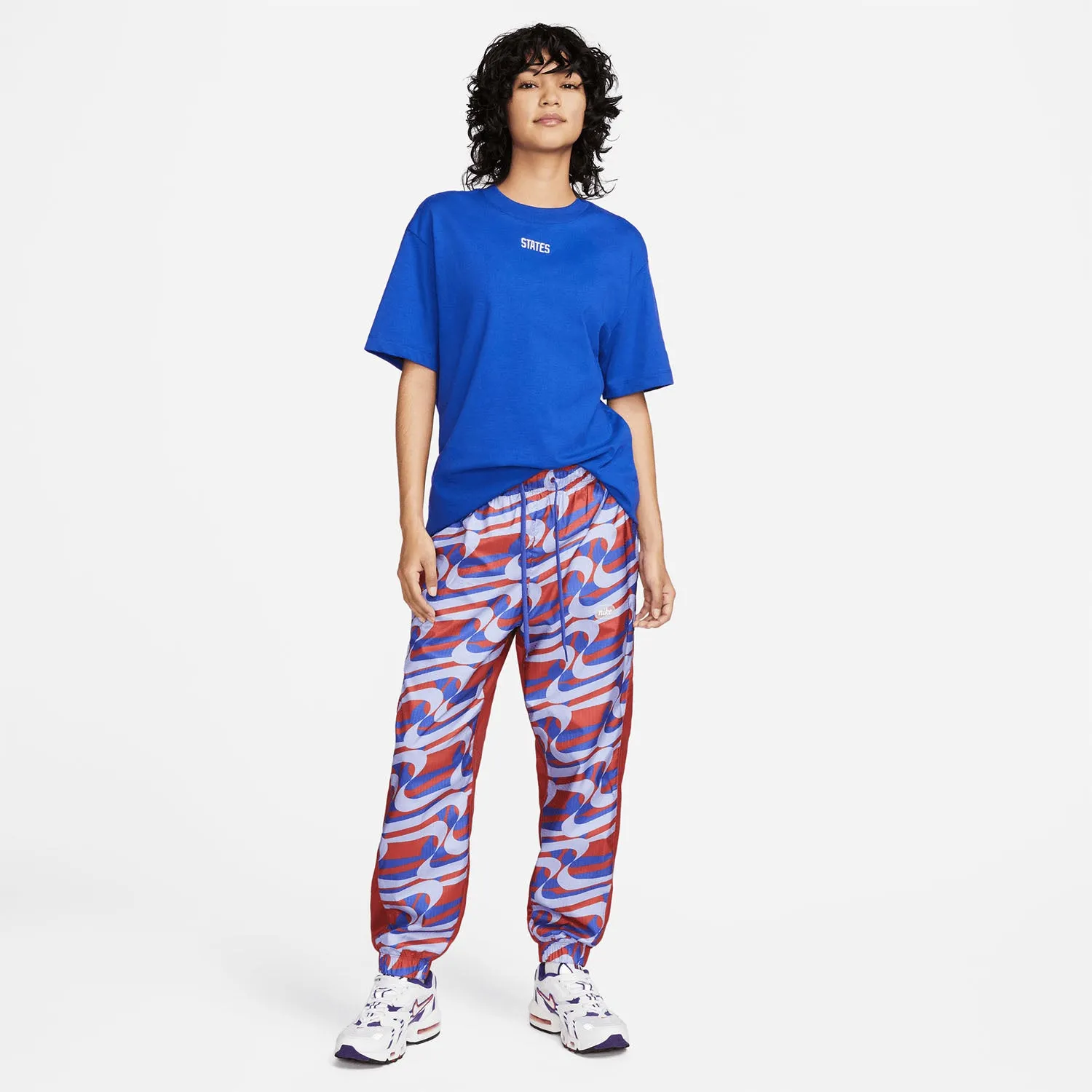 Women's Nike USA States Friendly Royal Tee